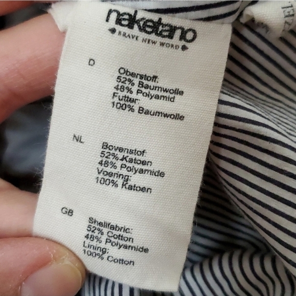 Naketano Tanaka blue all weather jacket - Picture 12 of 15